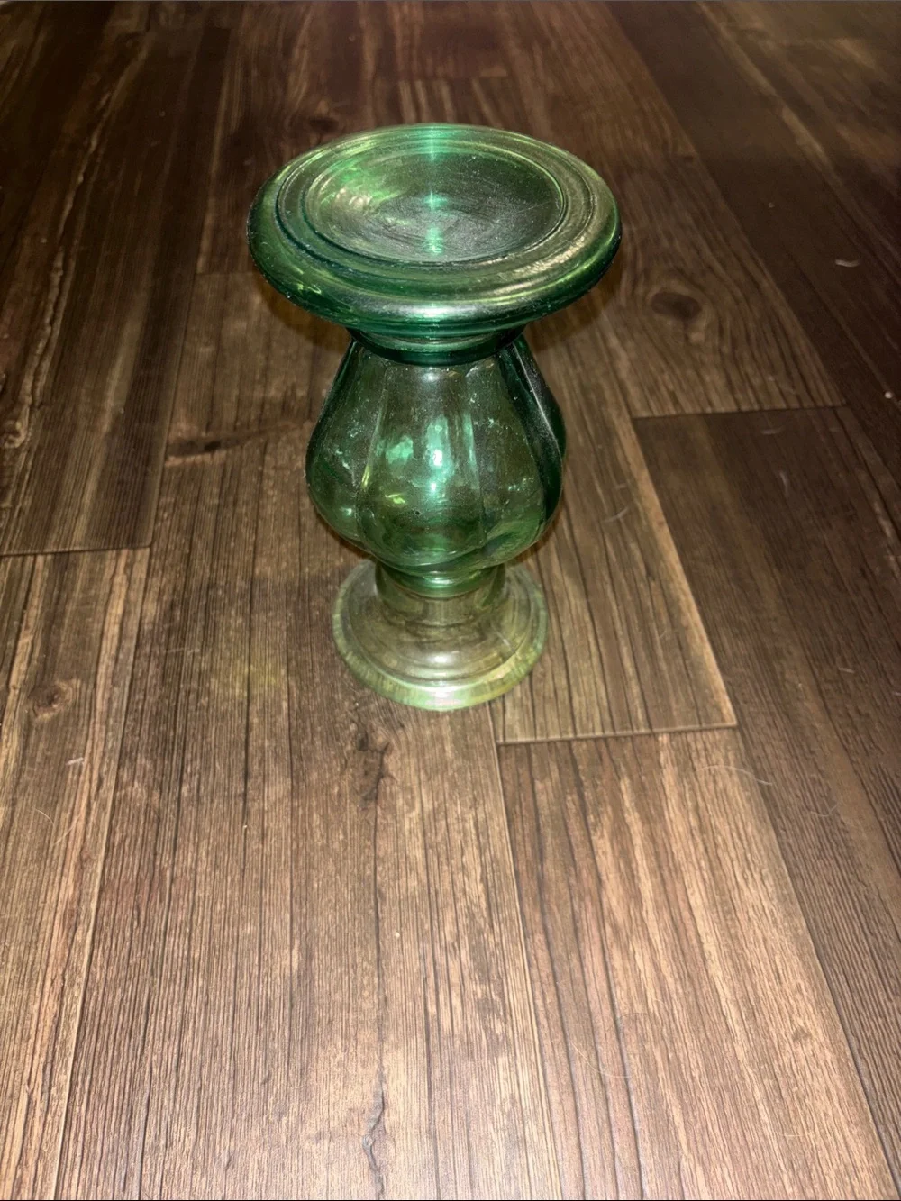 Pier 1 Green and Light Blue Assorted Candle Holders - Set of 4